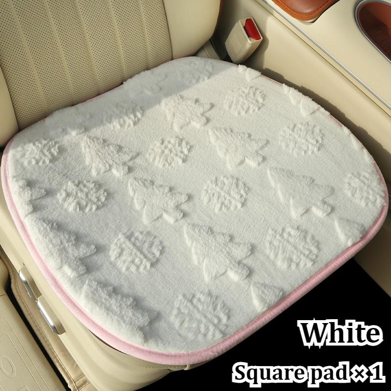 

М які плюшеві чохли на сидіння автомобіля, різдвяний стиль, зручні, нековзкі, супер теплі, затишні автомобільні аксесуари, ідеальний осінній зимовий подарунок Artificial Plush&Autumn And Winter