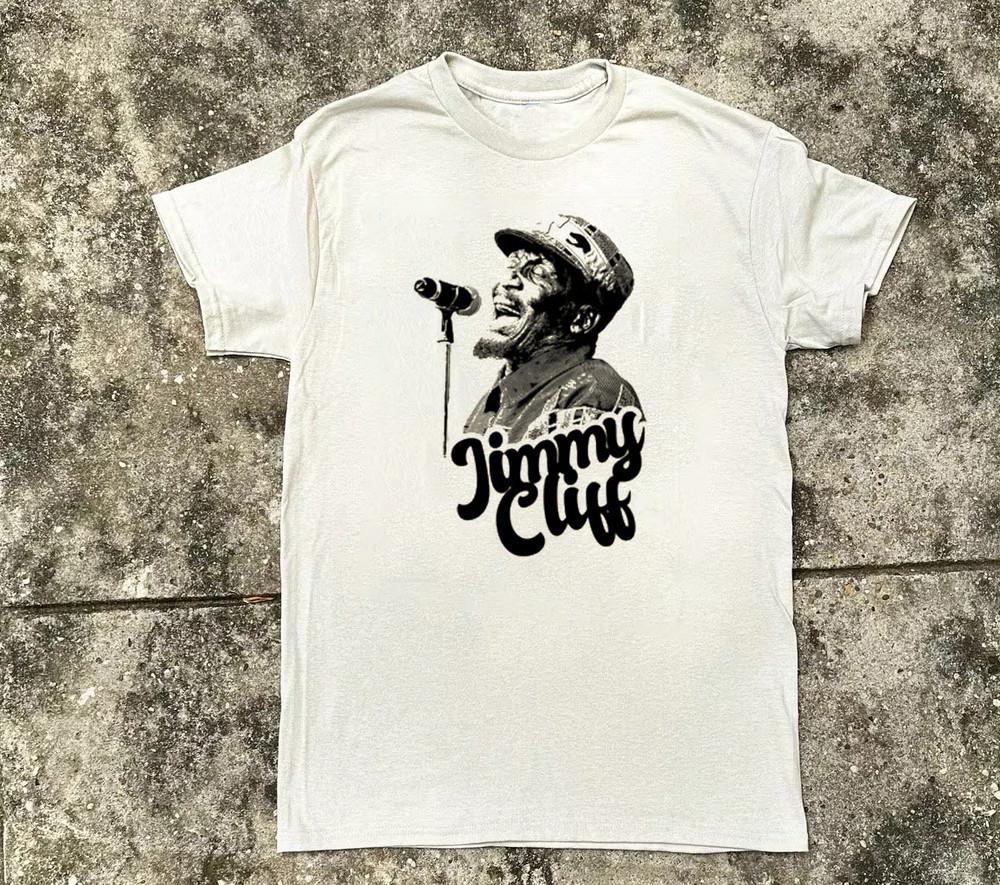 

Jimmy Cliff White Cotton Shirt Xmas Gift All size S-5XL TU95 Unisex T-Shirt S
