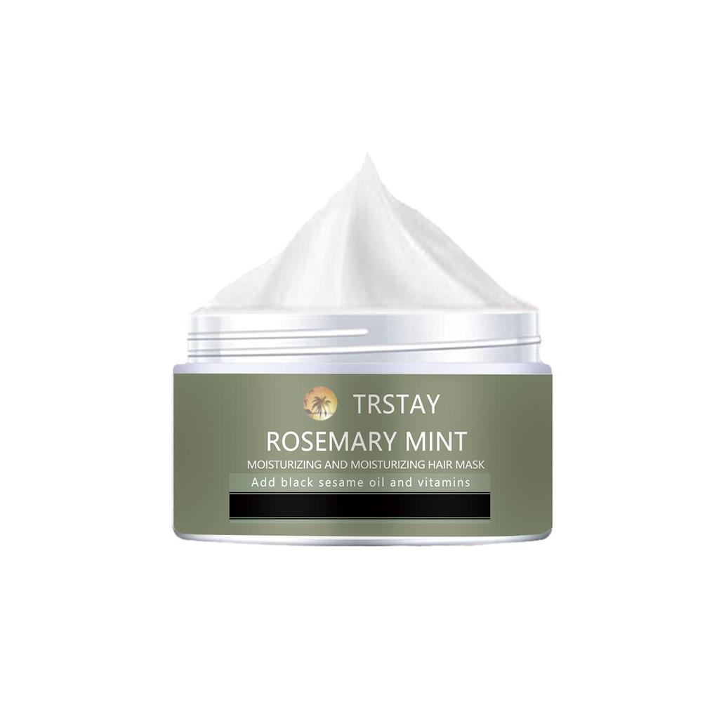 Güçlü saç kökleri için gül nane kepek giderici, saf krem biotin saç derisini besler, nemlendirir ve saç bakım kremini nemlendirir