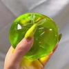 Clear Fruit Squeeze Toy Anxiety Relief Soft Stretch Shapeable Stress Ball Transparent Fruit Sensory Fidget Toy Party Favors