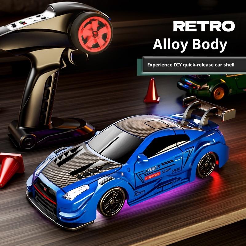 In Stock 1/43 Alloy Drift Car D43 Four-Wheel Drive Drift Car Desktop Series, Fully Proportional Including Gyroscope