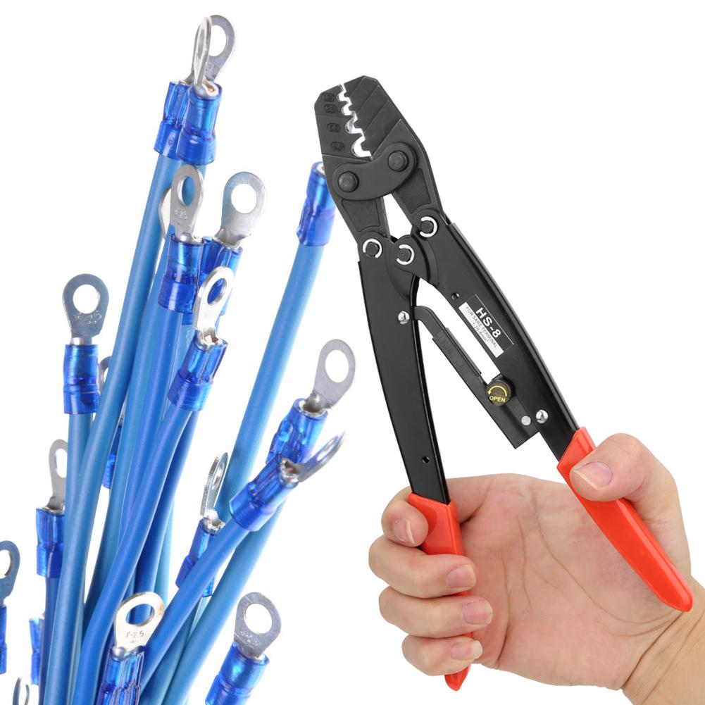 HS8 Crimper Pliers Hand Crimping Tool 1.258mm 178AWG for Bare Terminal