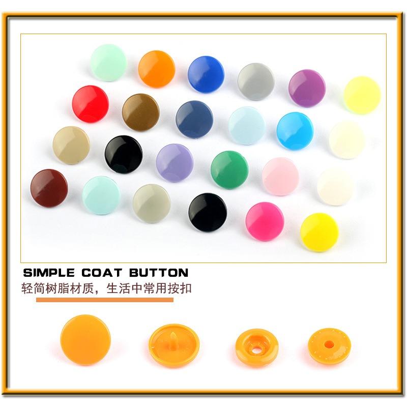 10pcs Resin Snap Fasteners Buttons for Baby Onesies, Kids' Clothing & Document Folders DIY Accessories