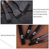 Fenrry 4mm 1/2/4/6 Prong Stitching Punch Tool Leather Hole Punches Spacing Punch Tool Leather Chisel for DIY Hand Sewing