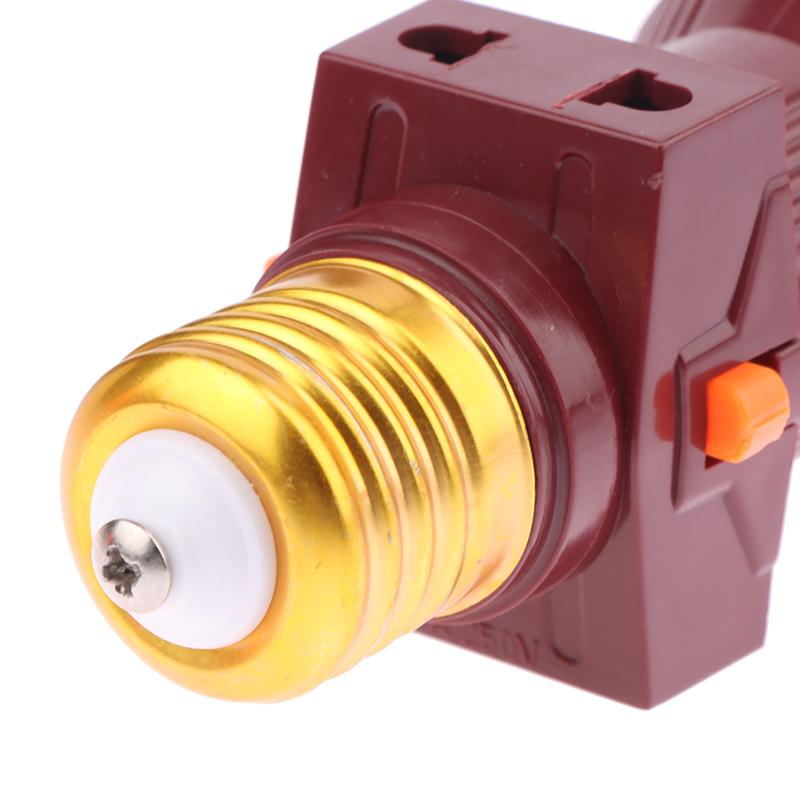 E27 Doppelschraube Mehrzweck-Steckdose Schalter Lampenfassung Steckdose Lampensockel Beleuchtungszubehör 110V-240V