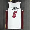Camisa de Basquete Miami Heat Estampa Personalizada Jovem Adulto Roupa Esportiva de Performance Tecido Respirável de Carvão de Bambu
