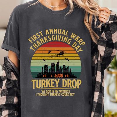 Turkey Drop Printed Tshirt Womens SpringSummer Fashion Trend Pure Cotton Top Neutral Short Sleeve Tshirt