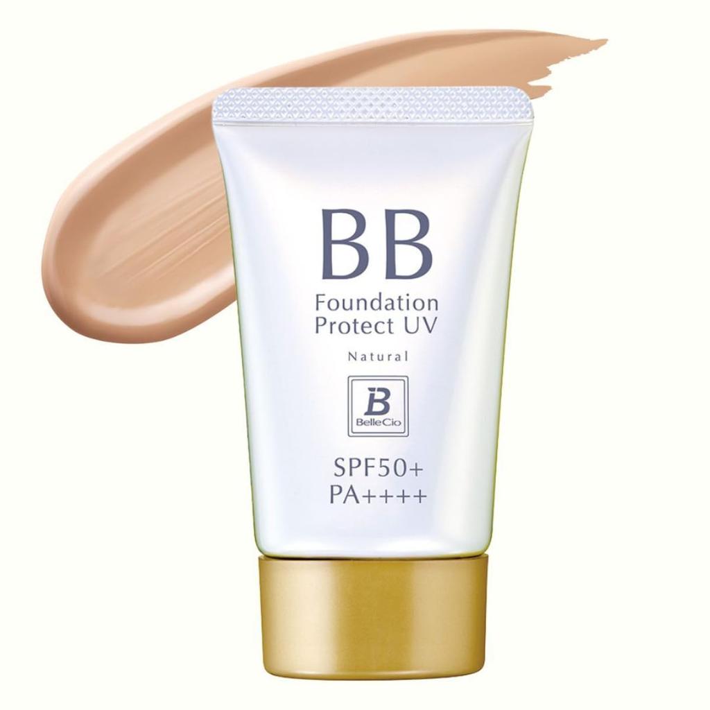 Velcio BB Foundation Protect UV TB Natural Beige makeup finishing Covers and UV and lasts even in For mature Made in Glowing Official Z071035 40g, /