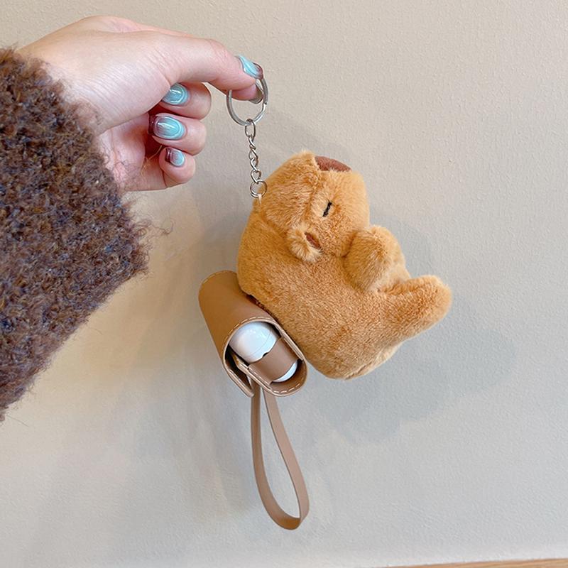 Capybara Backpack Case For Airpods 4 Airpod 1 2 3 Pro Pro2 Bluetooth Earbuds Charging Box Protective Earphone Case Cover