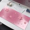 Black And Pink Gradient Star Korean Mouse Pad Extra Large Female Sweet Cool Healing Computer Office Keyboard Desk Anti Slip Mat
