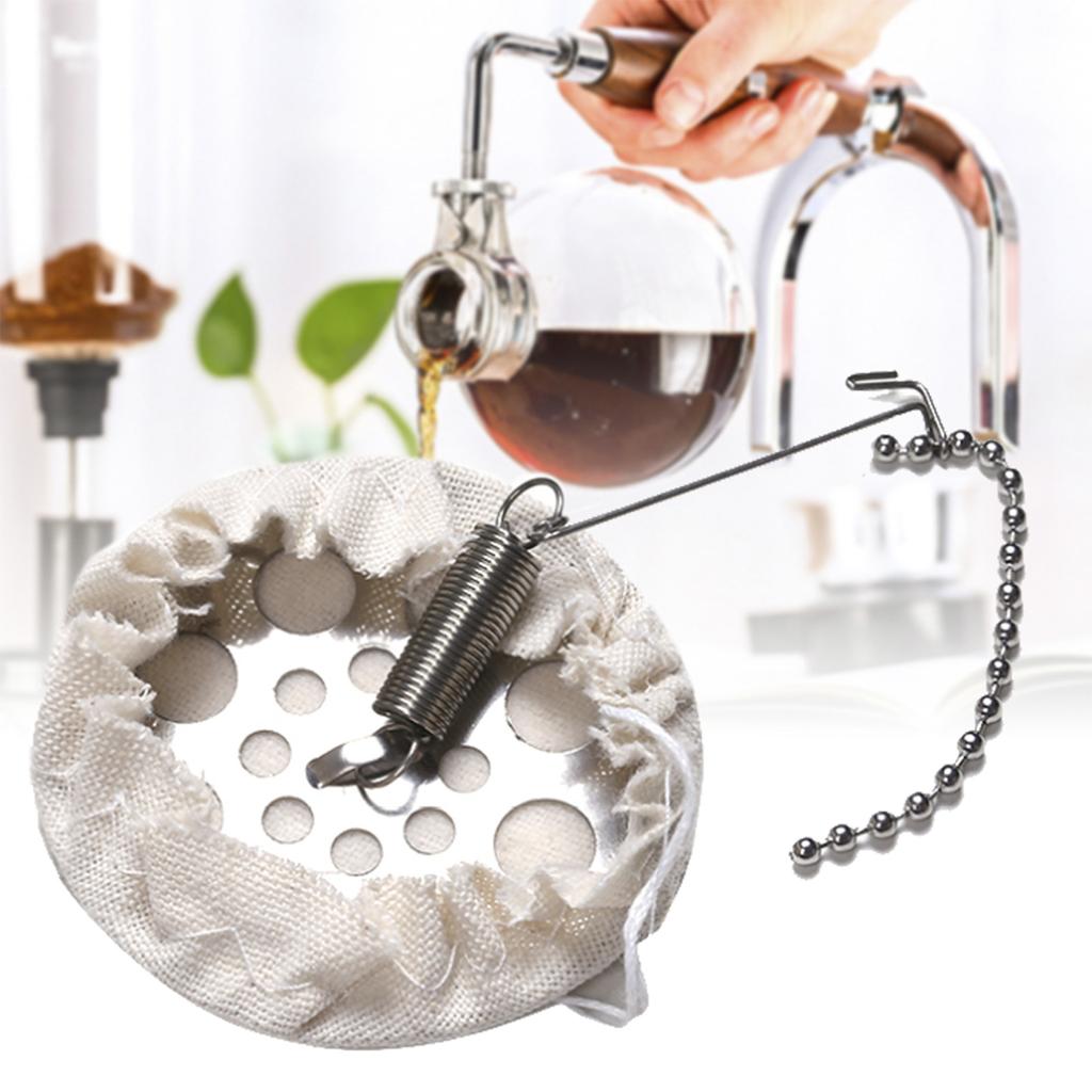 Household Reusable Cotton Coffee Filter Cloth Replacement for Siphon Pot Coffee Filter Cloth Cotton Coffee Filter Cloth