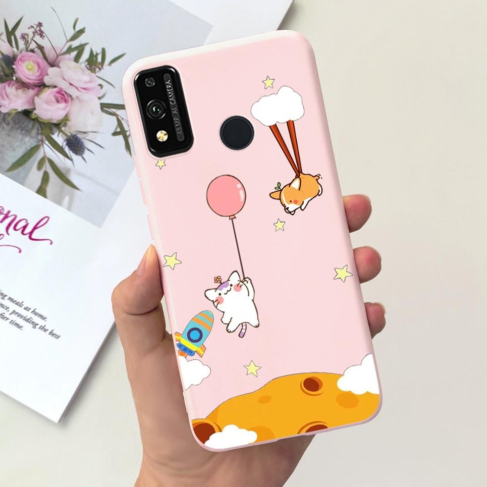 Soft Silicone Cases For Huawei Honor 9X lite Case JSN-L21 JSN-L22 JSN-L23 Coque Fundas Luxury Design Pattern Soft Silicone Etui