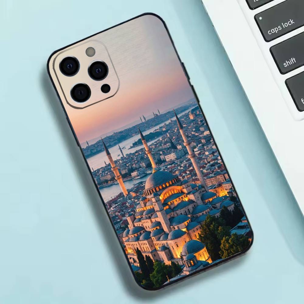 S-SceneryS Istanbul T-Turkey Phone Case Silicone Soft For IPhone 17 16 15 14 13 12 11 X XR Plus Pro Max Plus