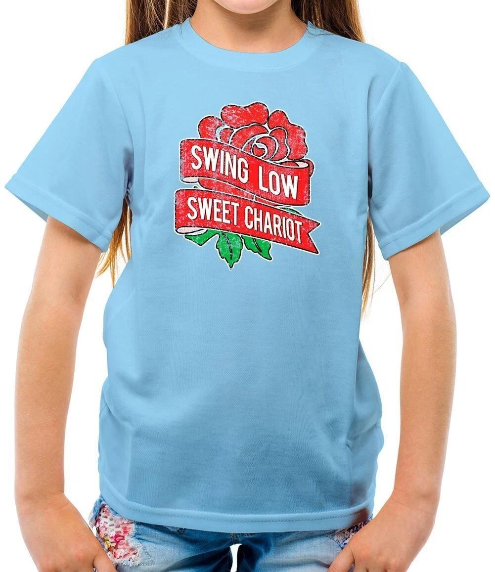 

Swing Low Sweet Chariot - Kids T-Shirt - England Rugby League Union Player 140