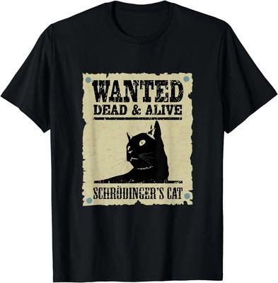 T-shirt Fisica del Gatto di Schrodinger, T-shirt Unisex Regalo Sheldon