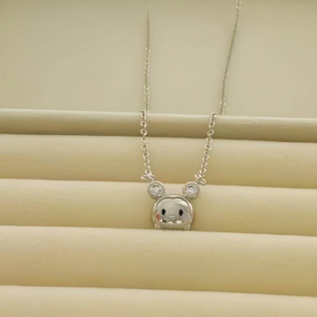 

Minnie Mouse Zodiac Clavicle Chain Necklace for Women
