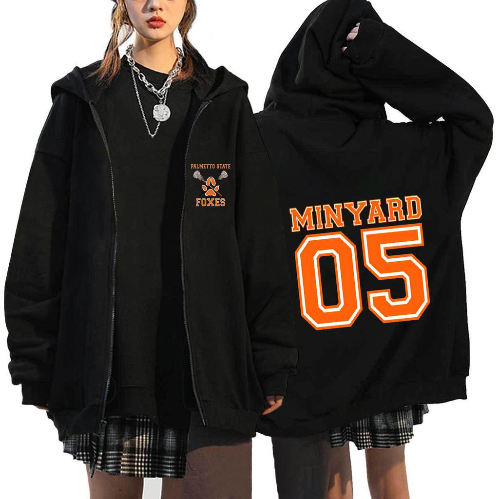 PALMETTO STATE FOXES Hoodie Mens Womens Zipper Hoodies Printed Casual Outdoor Sweatshirts Coats Hip Hop Hoody Streetwear Tops Cardigan