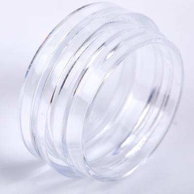 50 Stück Klare Cremetiegel Mini Kosmetikflaschen Behälter Transparenter Tiegel für Nagel