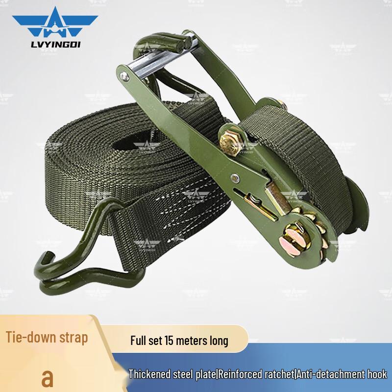 Heavy-Duty Cargo Tie-Down Strap