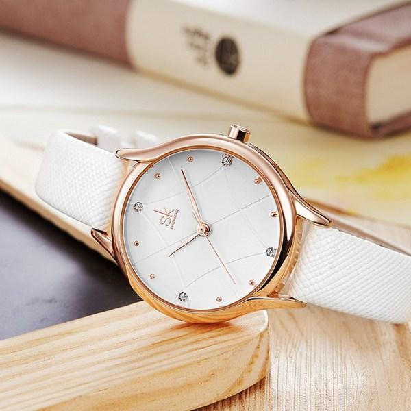 Fineskain Klasyczny Różowe Złoto Damski Zegarek Modowy, Popularne Koreańskie Zegarki