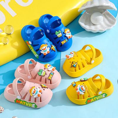 Ciabatte fresche in EVA per bambini, pantofole estive da donna, scarpe da spiaggia per neonati e bambini piccoli, scarpe con fori antiscivolo per bambini