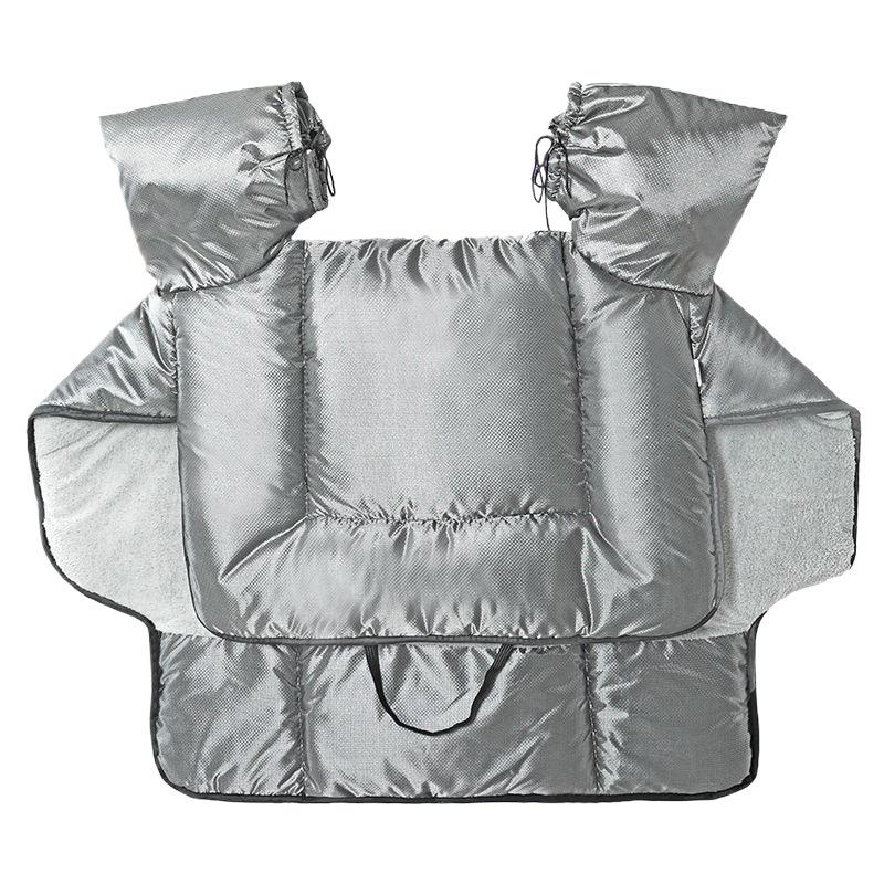 Electric Scooter Windshield Cover: Winter Fleece Lined, Thickened, Waterproof, Windproof Oxford Cloth.