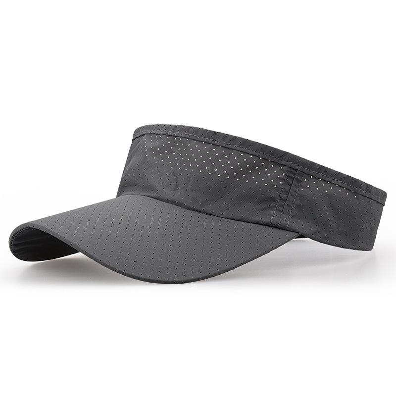 Empty top hat Men's and women's summer visor Sun hat Peaked cap Outdoor running hat Quick-drying baseball cap