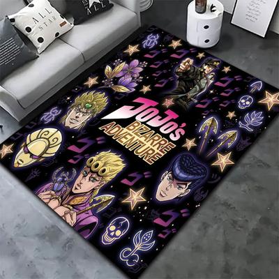 Jojos Bizarre Adventure Carpet Rug For Living Room Bedroom Home Sofa Decoration Kids Play Nonslip Floor Mat