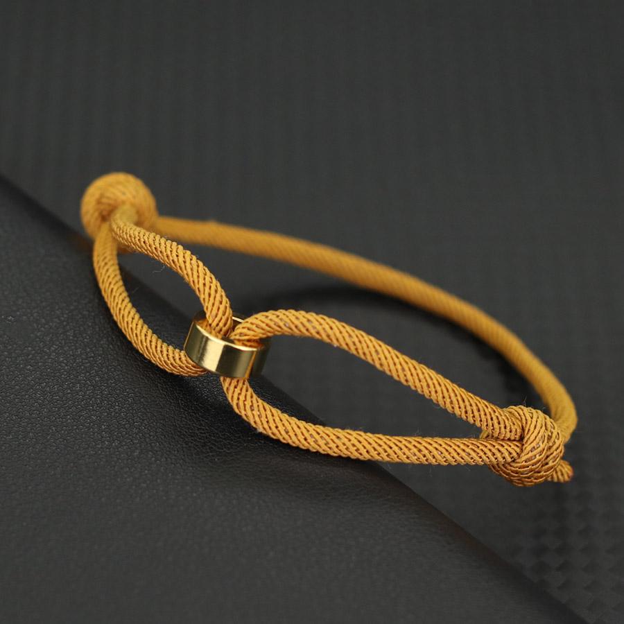 Minimalistisches Herren-Seilarmband, Mailänder Seil-Wickelarmband, 6 Farben, A-Klasse, 4 mm, handgefertigt, geflochtener Handschmuck, verstellbare Brazlets