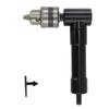 AeKeatDa Right Angle 90 Degree Drill Right Angle Drill Key 8mm Hex Shank Drill, 1-10mm L-Shaped Adapter, Attachment, Adapter, 3/8" Chuck, (Chuck