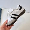 Spring new classmate children's shoes girls genuine leather German training white shoes boys lightweight non-slip casual shoes