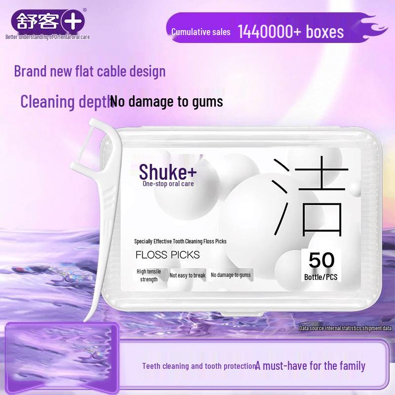 

Shuke Specialized Flat Thread Dental Floss Sticks