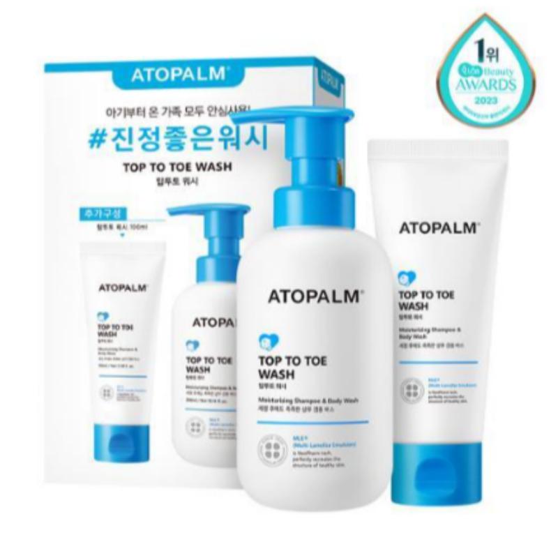 

Atopalm Top-to-Toe Wash 300ml Set (300ml + 100ml)