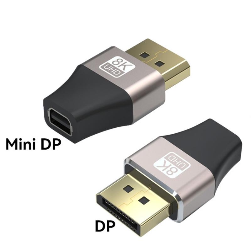 Travel High Bandwidth 8K@60Hz DP1.4 Adapter 32.4Gbps Data Transfer Multiple Device Compatibility