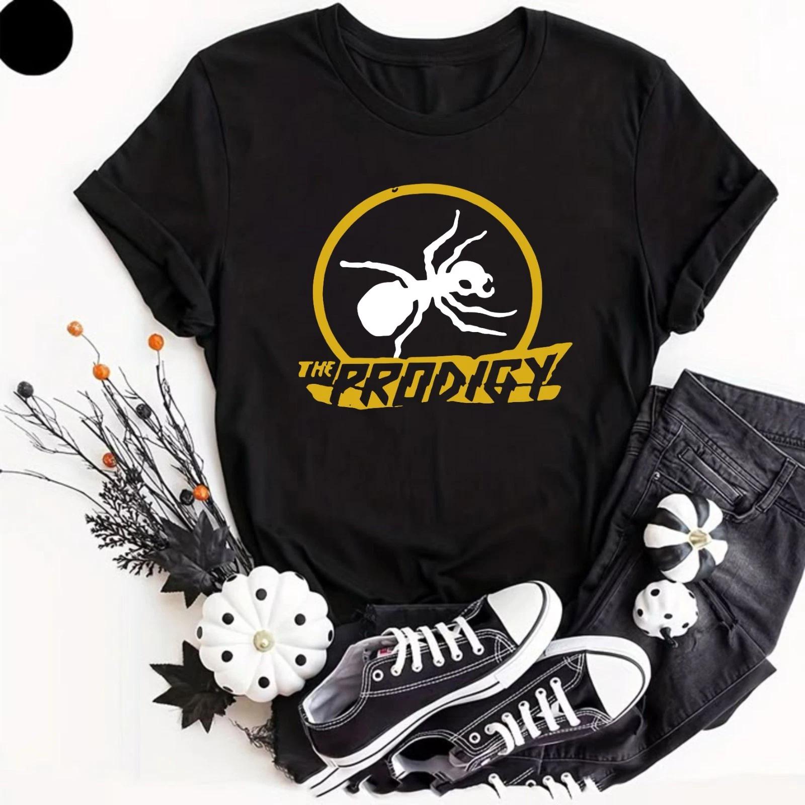 The Prodigy Spider Short Sleeve T- Shirt Novelty Rock Punk Rave Shirt Adult Top 2XL