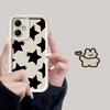 Black White Stars Lichee Pattern Phone Cover Case for Xiaomi Poco F8 C61 X3 Pro C51 X3 NFC C50