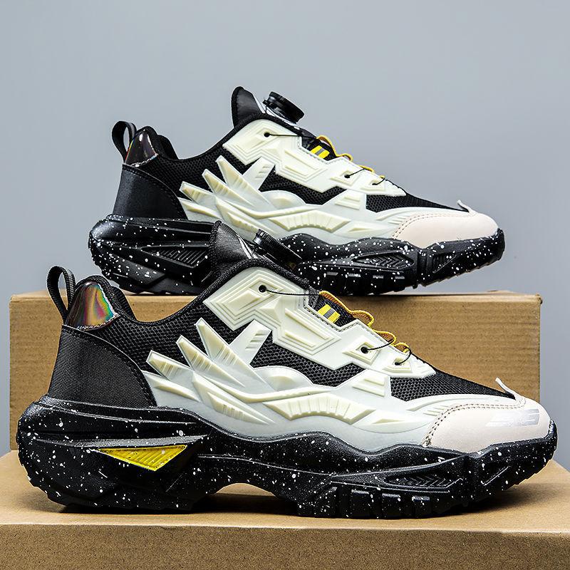 Shoes for Men's Autumn Men's Black Sports and Casual Trendys Added The New