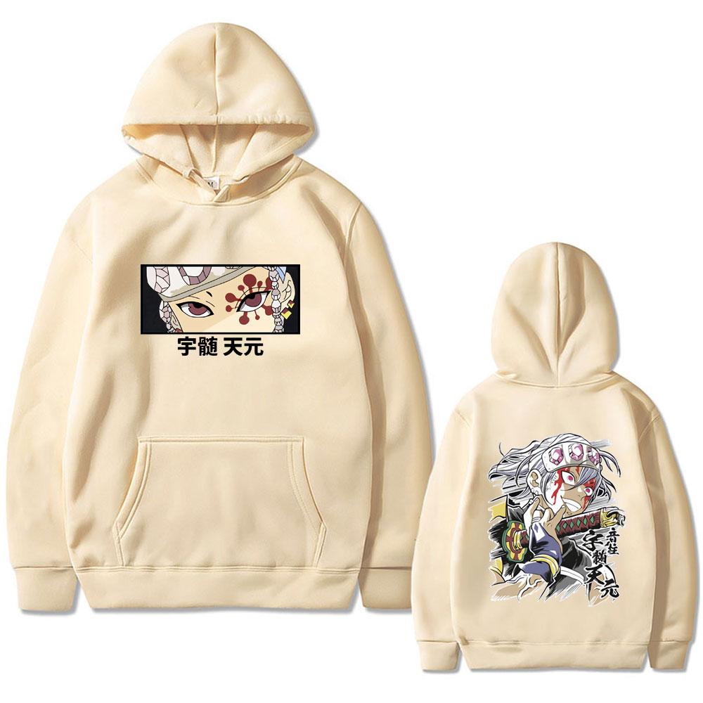 Uzui Tengen Demon Slayer Graphic Hoodies Men Women Clothing Casual Oversized Hooded Pullover Harajuku Street Fashion Streetwear
