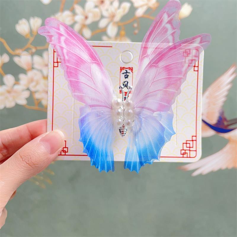 1PCS New Moving Dreamlike Butterfly Baby Hairpins Cute Girls Hair Clips Kids Headwear Children Hair Accessories