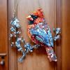 Dangling Bird Ornaments Dangling Bird Light Catcher 2D Acrylic Birds Centerpiece Window Panel Decor for Home Studio Restaurant