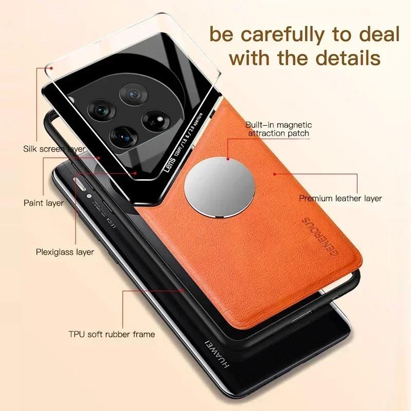 Magnetic Suction Holder Case For OnePlus 13 5G One Plus Protective Cover Shockproof Frame Coque Fundas