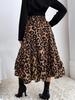 2025 Spring Floral Waist-Cinching Skirt - Loose Fit for Europe & America