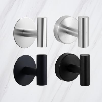 Perchero de pared 304 gancho simple toallero de baño ropa acero inoxidable perchero gancho de metal