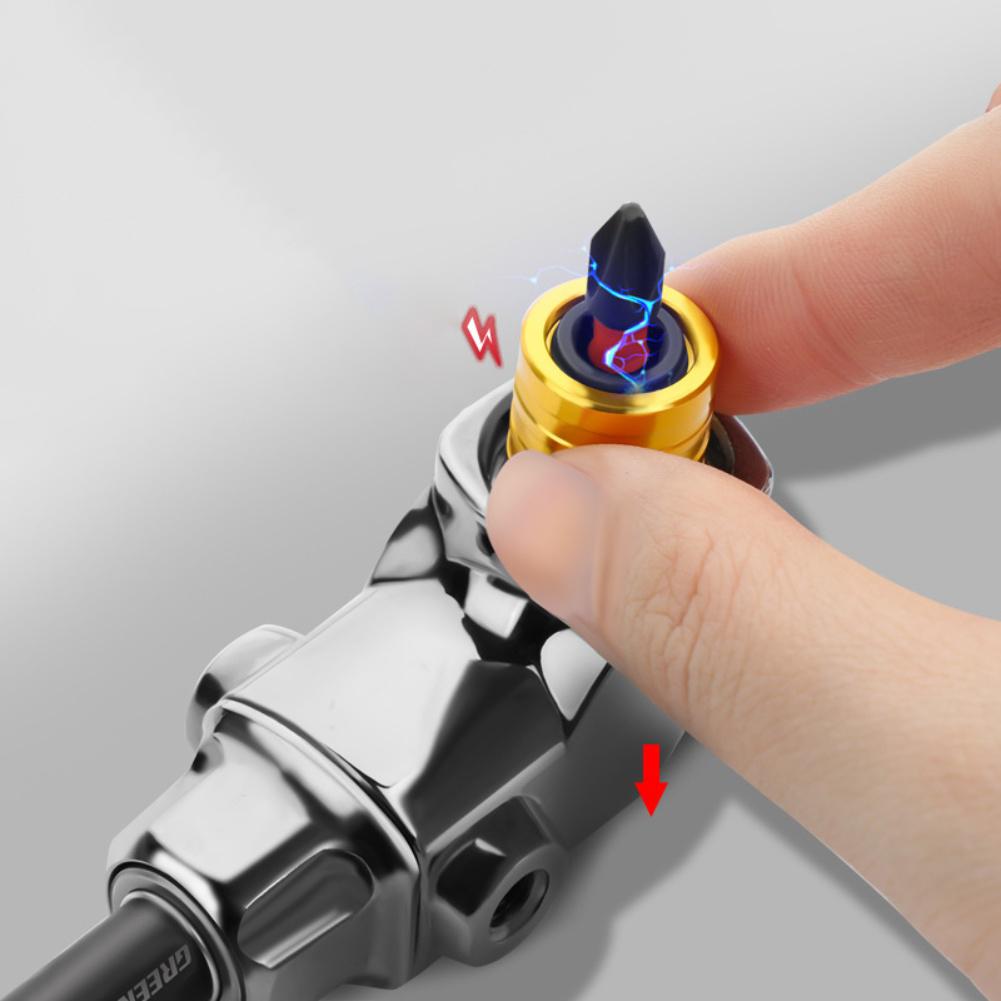 90° Pravoúhlý vrtací adaptér Magnetický držák bitů 90stupňová vrtačka Elektrická dávka Směrový konektor Příslušenství pro šroubovák