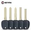 KEYYOU 10pcs Remote Key Shell For Toyota Rav4 Prado Camry Reiz Highlander Yaris Corolla Car Uncut Transponder Blank Chip Case