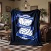 Fleece deka s motivem Birmingham City Útulná měkká plyšová deka do ložnice, na pohovku, na cesty