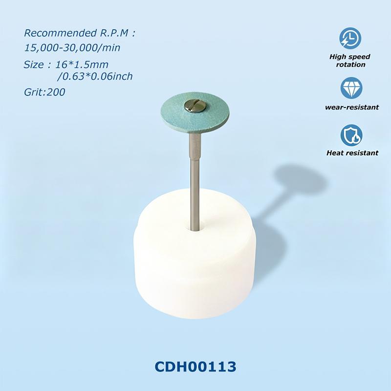 1PCS High Quality Diamond Green Ceramic Diamond Polishing Stone Grinder, 2.35mm Shank Coarse Grit Polishing Head For Finshing