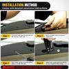 Nilight 42 inch Curved LED Light Bar Bracket Mounting Upper Windshield Roof Cab Brackets Compatible with Toyota Tacoma with Factory Roof Rack 2005