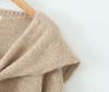 French Autumn Gentle Style Soft Knitwear Pullover and Shawl Two-Piece Set Sweater Top