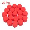20X 19Mm Silicone Car Wheel Nut Lug Hub Covers Bolt Cap Dust Cover Protector